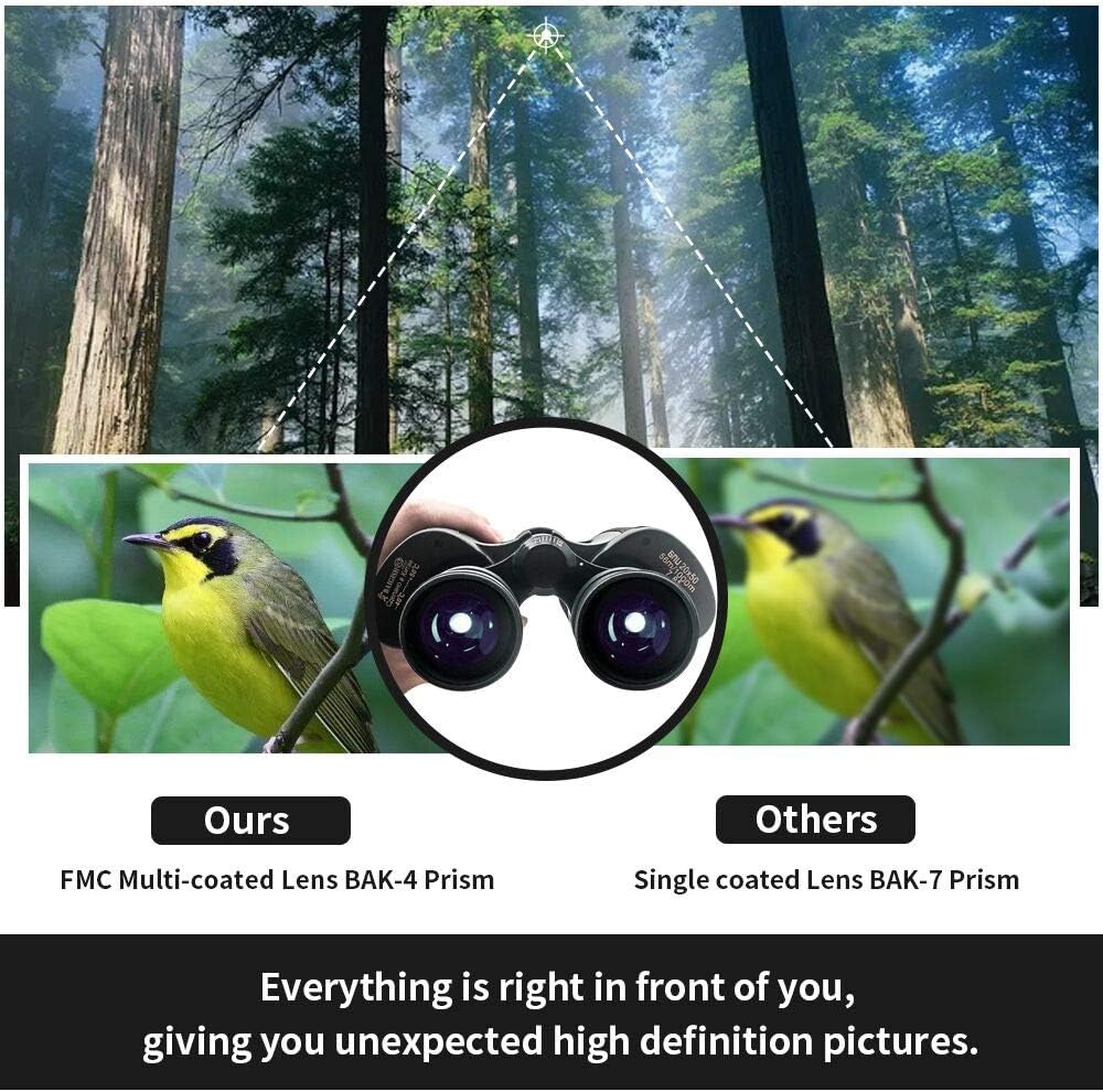 10x50 Waterproof Binoculars with Case and Strap J845630