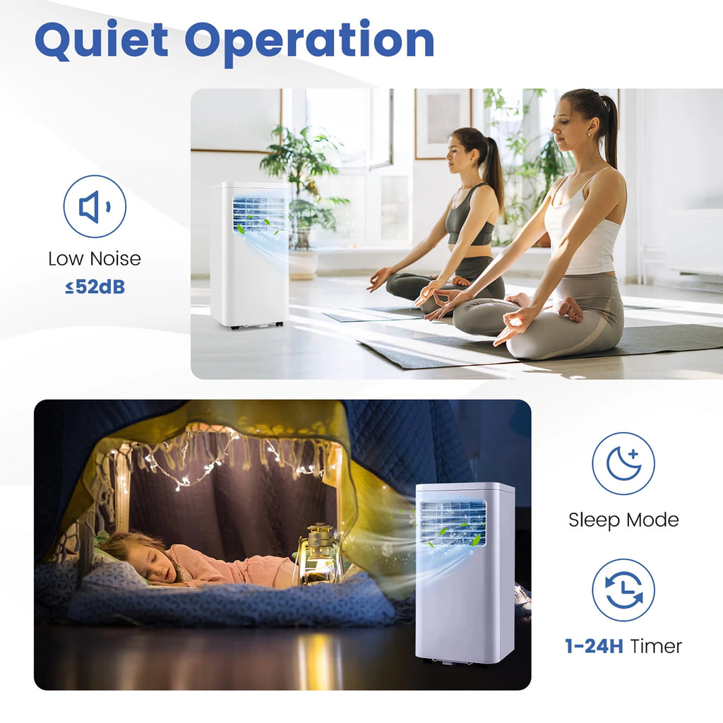 5000 BTU Portable Air Conditioner 3-in-1 T8943