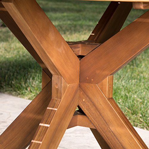 Acacia Wood Round Dining Table P861606