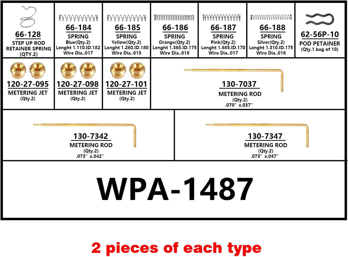 Carburetor Calibration Tuning Kit X31882