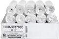 High Density Clear 30 Gallon Trash Bags 500 Count F31042