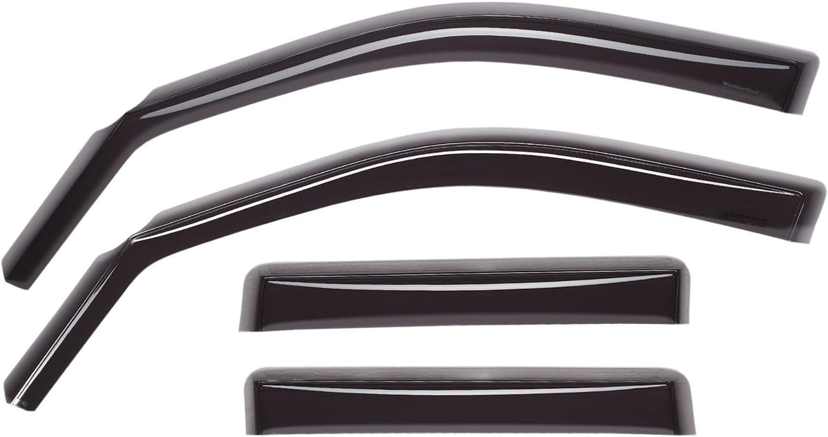 Dark Smoke Front & Rear Side Window Deflectors H1458