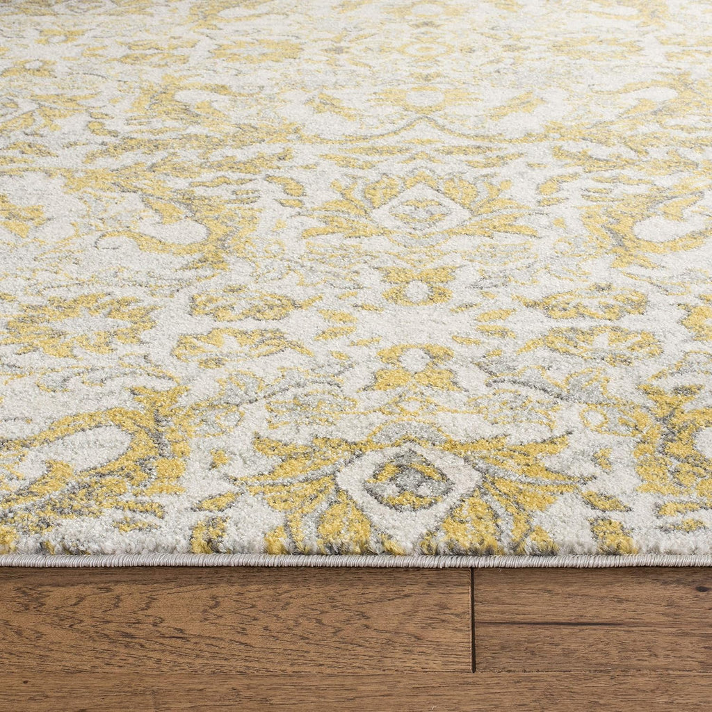 10' x 14' Ivory & Gold Area Rug D45191