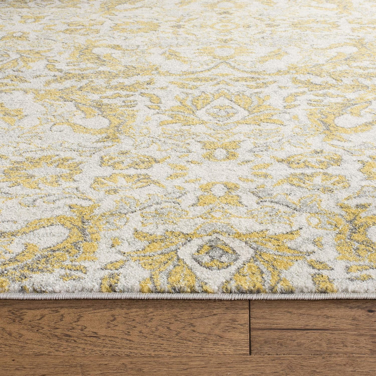 10' x 14' Ivory & Gold Area Rug D45191