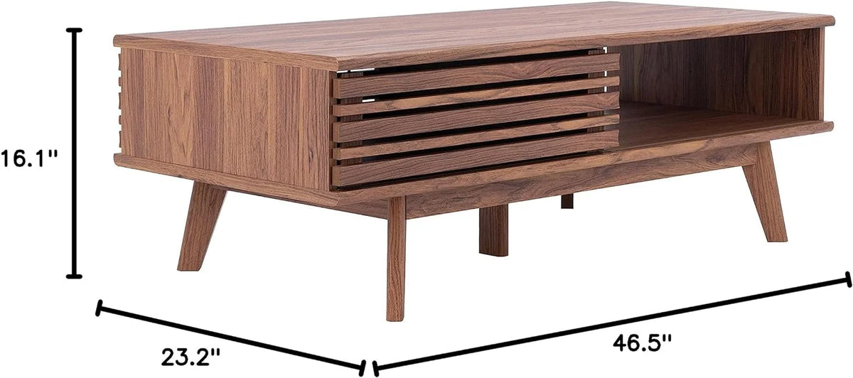 Rustic 1 Shelf Coffee Table V9376