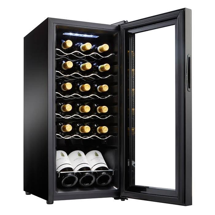 18 Bottle Single Zone Compressor Wine Cooler Z723