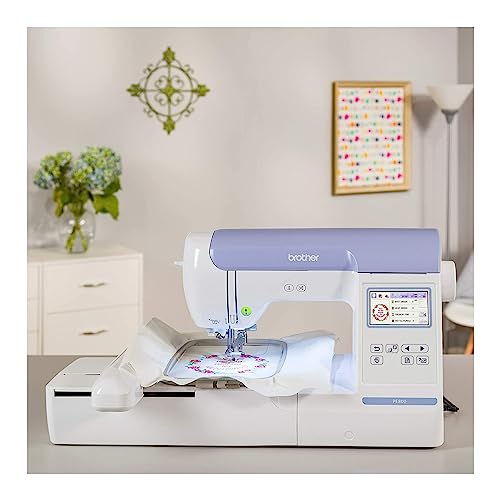 Embroidery Machine with 5" x 7" Hoop Area, 138 Built-in Designs, 11 Font Styles F834