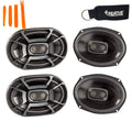 Two Pairs of 6x9 Coaxial Speakers R683