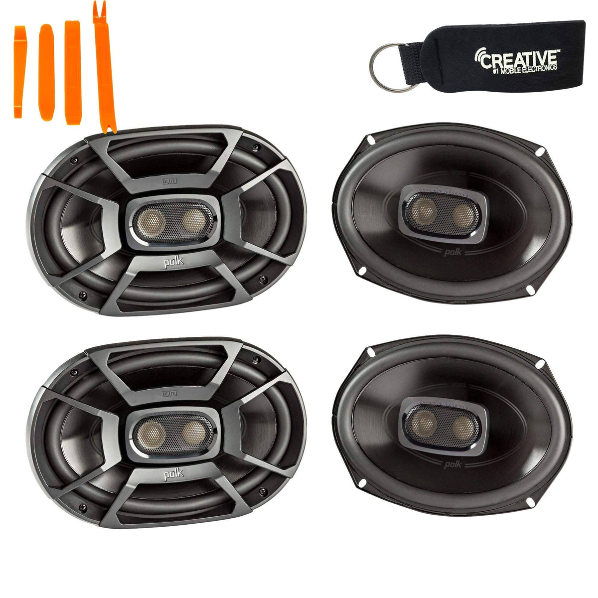 Two Pairs of 6x9 Coaxial Speakers R683