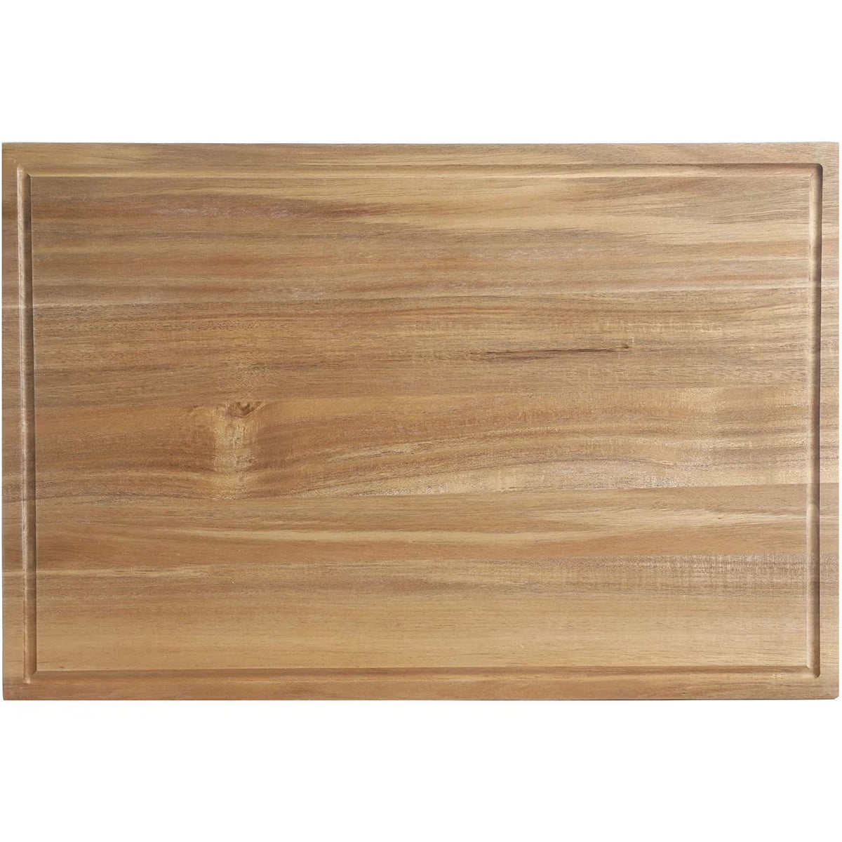 Acacia Wood Cutting Board with Juice Groove Y803971