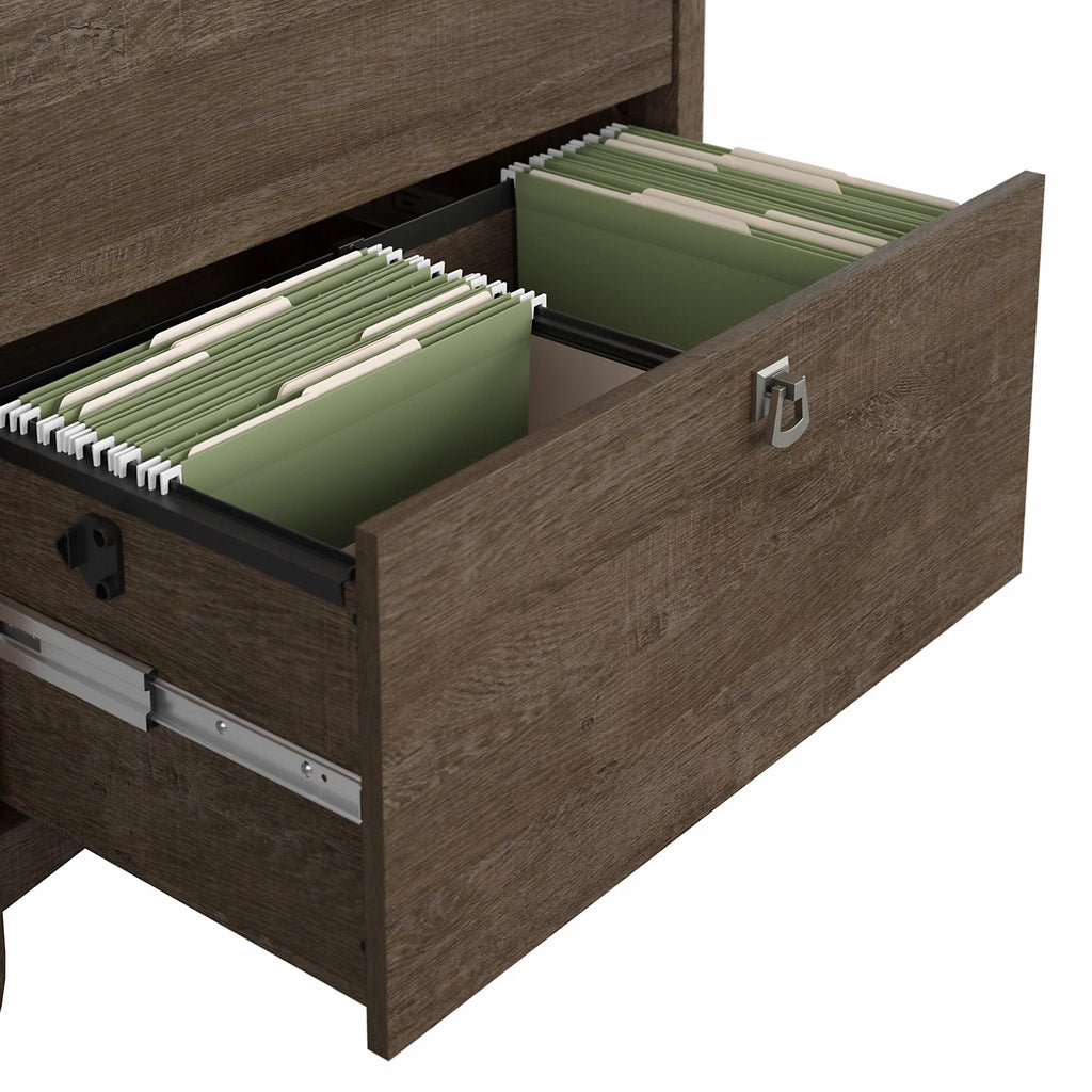 2 Drawer Ash Brown Lateral File Cabinet H7882