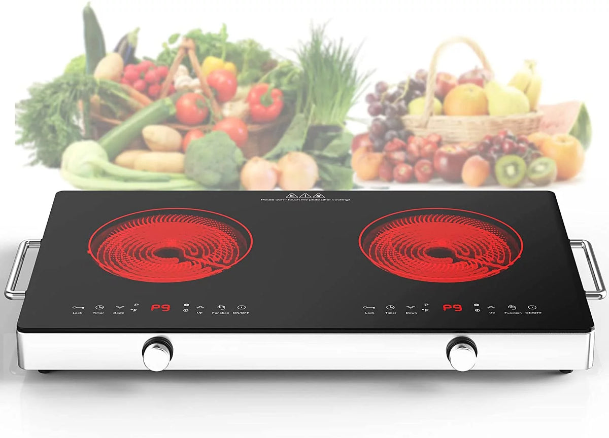2 Burners 2400W Portable Electric Cooktop I8853