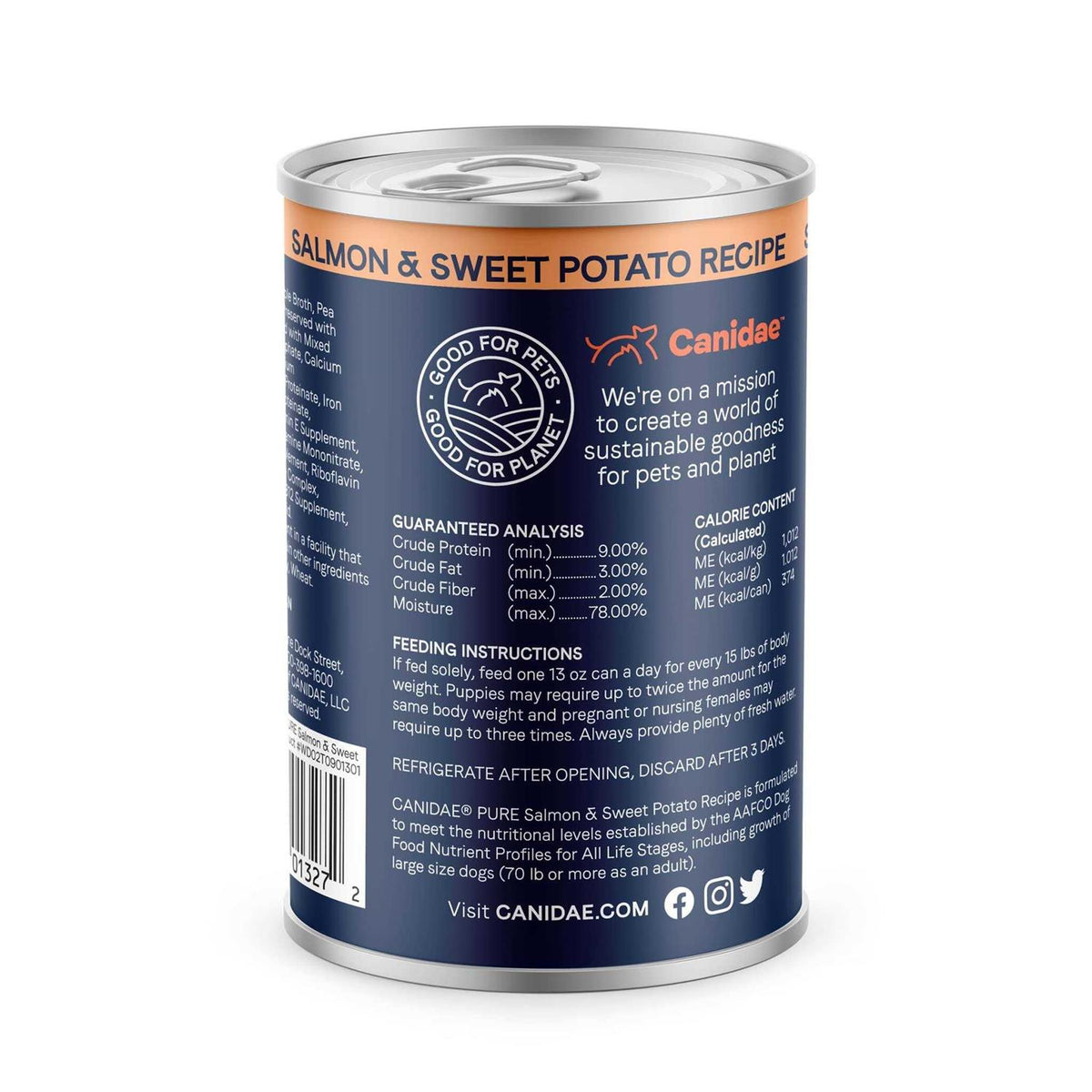 Grain-Free Salmon & Sweet Potato Canned Dog Food U179011