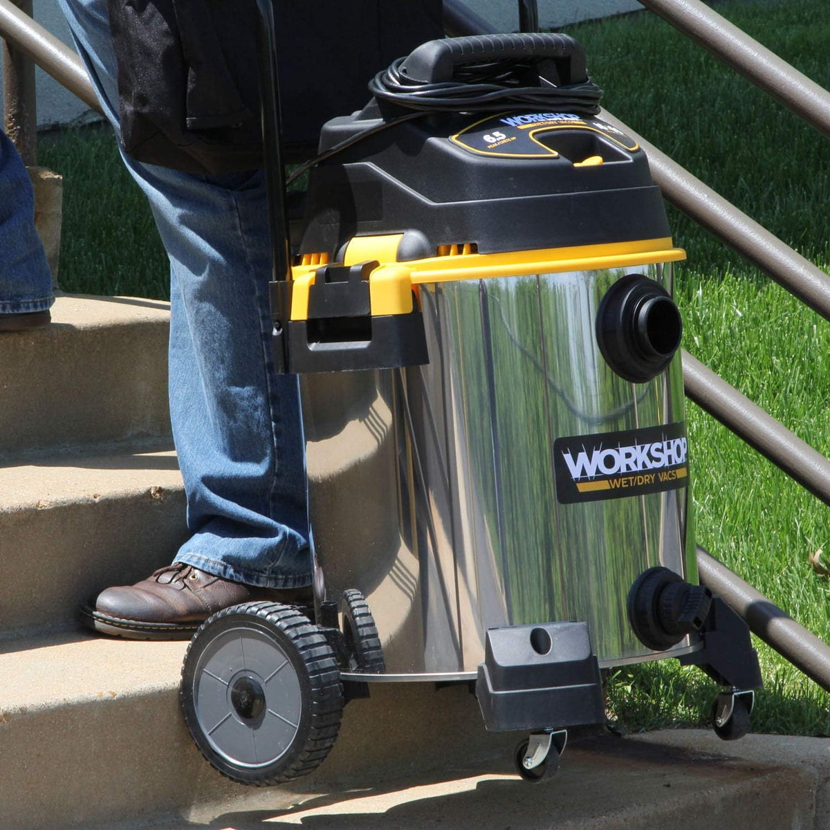 16-Gallon Stainless Steel Wet/Dry Vacuum Cleaner P756390
