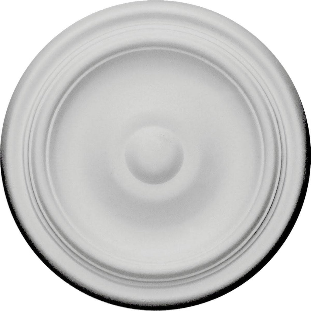 9 5/8x22OD x 1 1/8x22P Hand-Painted Platinum Ceiling Medallion Y619084