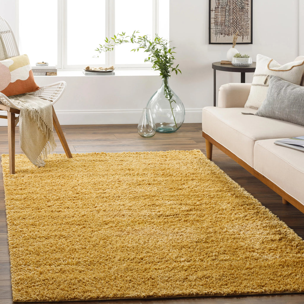 6x9 Bright Orange Area Rug G901419