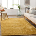 6x9 Bright Orange Area Rug G901419