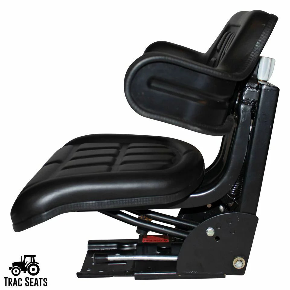 Black Tractor Suspension Seat M986