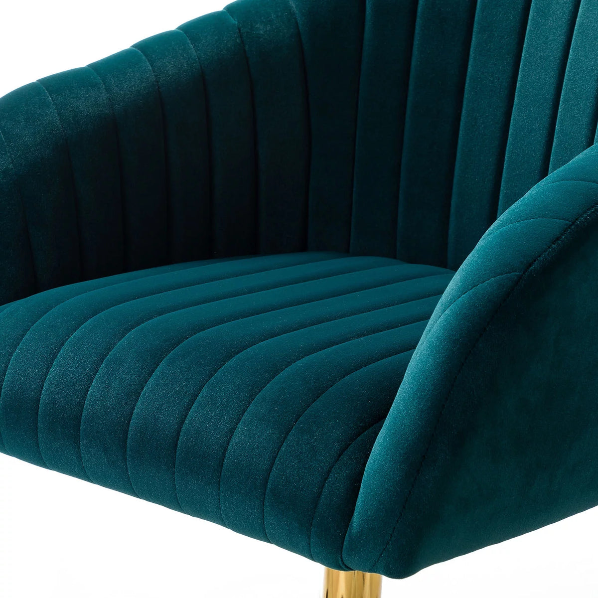 Green Velvet Adjustable Swivel Task Chair B154