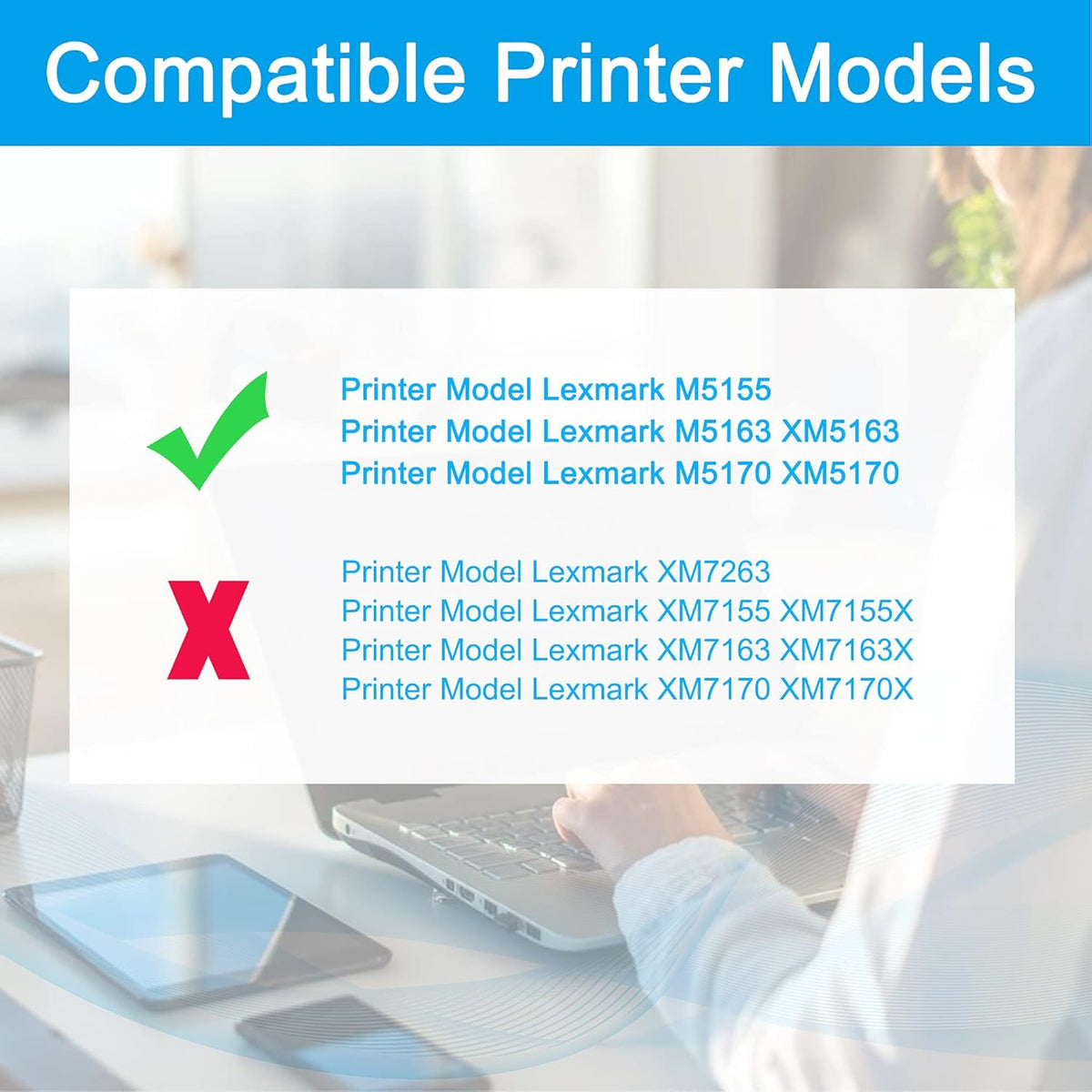 Compatible Black Toner Cartridge 1-Pack U9455
