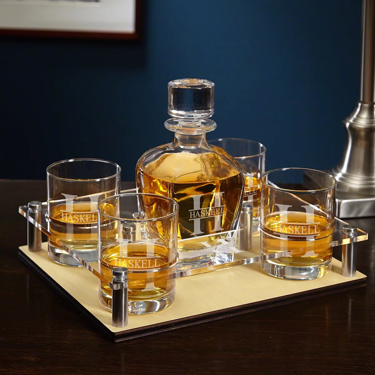 Engraved Presentation Set with Decanter & Glasses Y821579