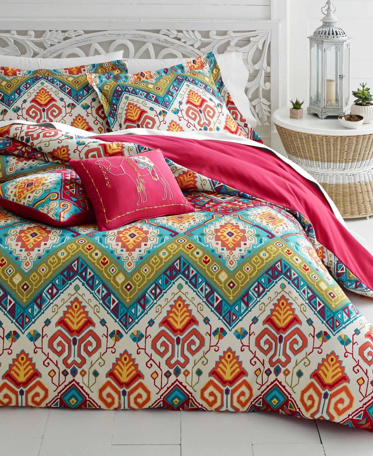 Moroccan Nights Comforter Set - Red - Twin B61648