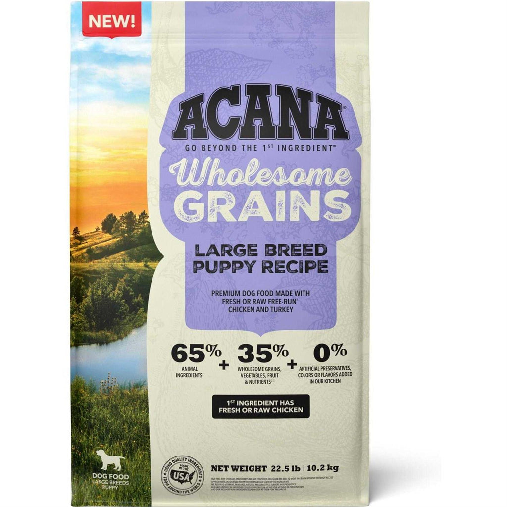 Acana Wholesome Grains Puppy Recipe Dry Dog Food Z10472