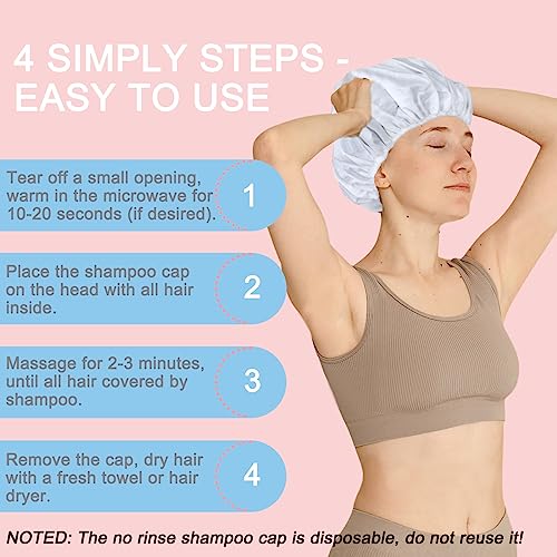 No Rinse Shampoo Caps (6-Pack) L31366