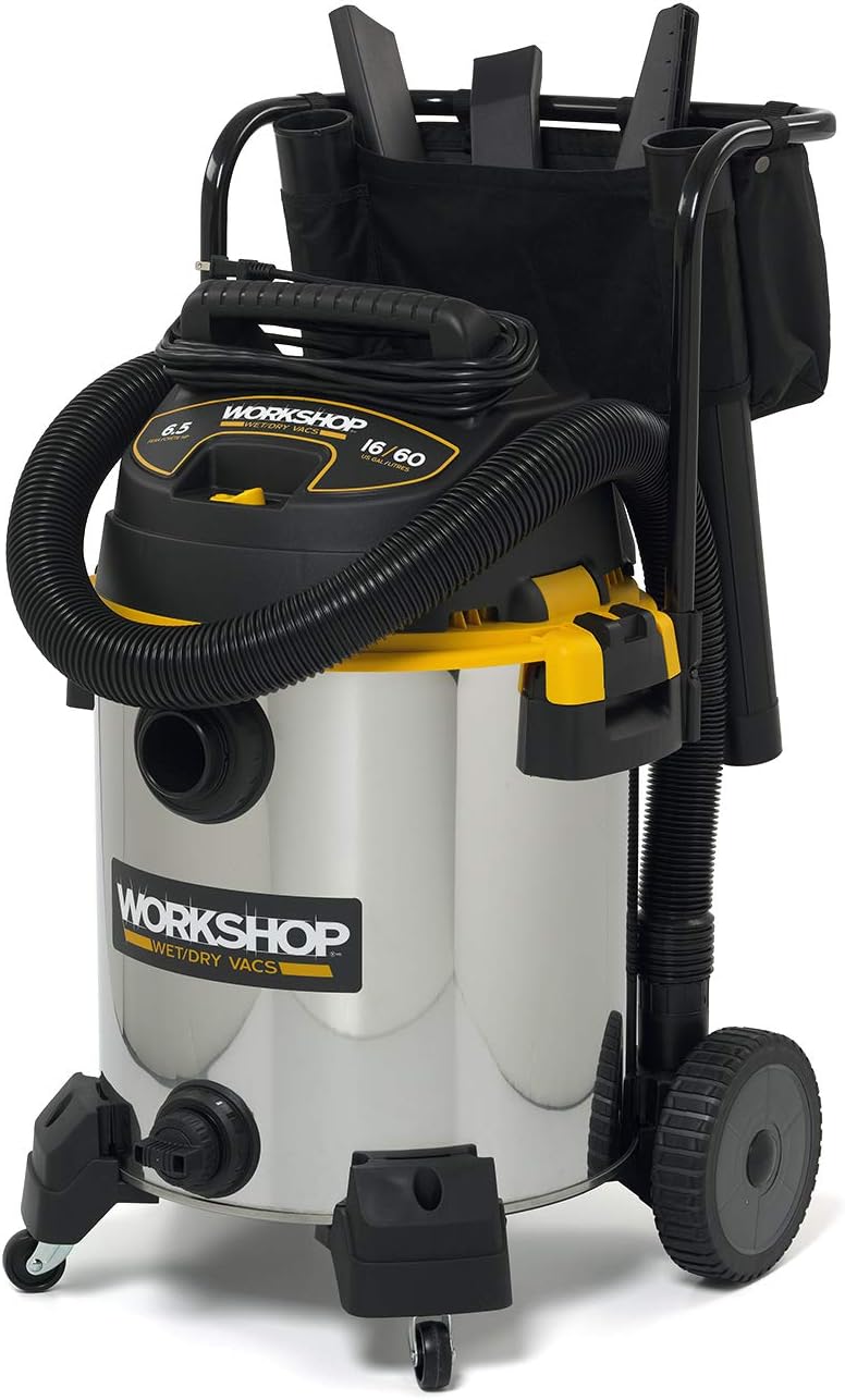 16-Gallon Stainless Steel Wet/Dry Vacuum Cleaner P756390