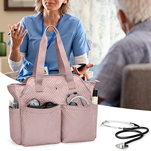 Black Nurse Bag with Laptop Compartment P873
