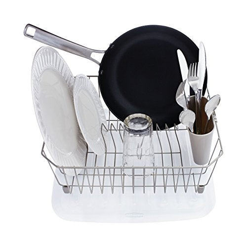 Large White Dish Drainer D18629