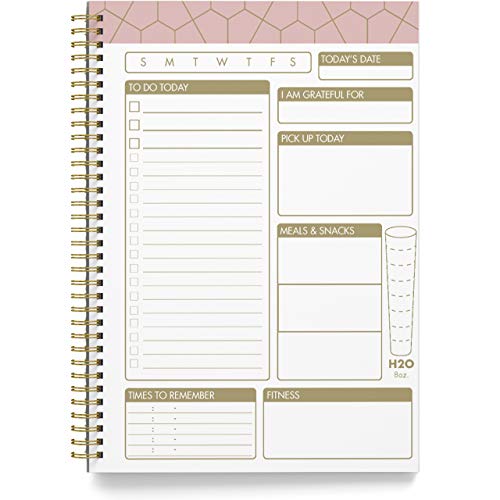 Blue Gold Geometrics Undated To Do List Notebook T899839