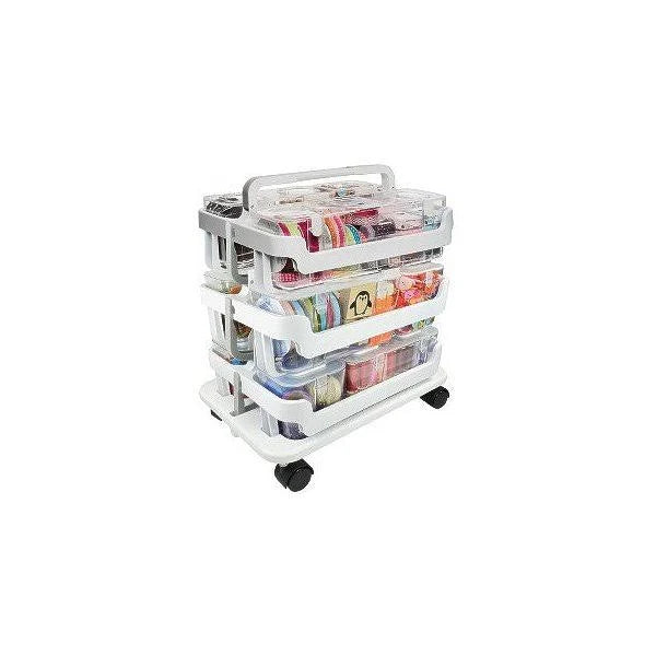Stackable Plastic Caddy Organizer Y645742