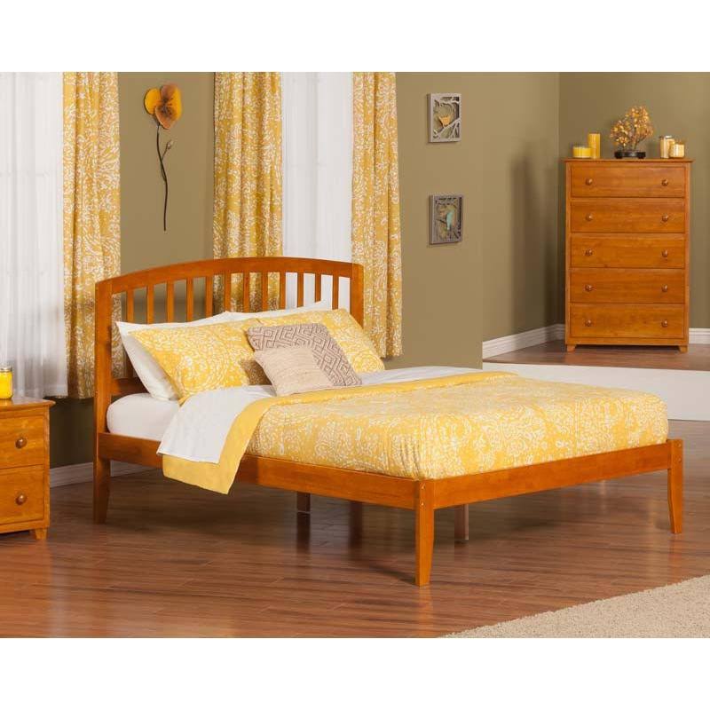 Caramel Latte Queen Open Foot Bed C2643