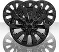 Set of 4 16" 10 Spoke Gloss Black Wheel Covers N7414