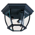 Black Cast Aluminum Outdoor Ceiling Light W6903