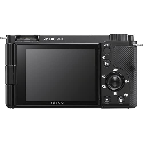 Black Mirrorless Camera with 64GB Memory Card V351