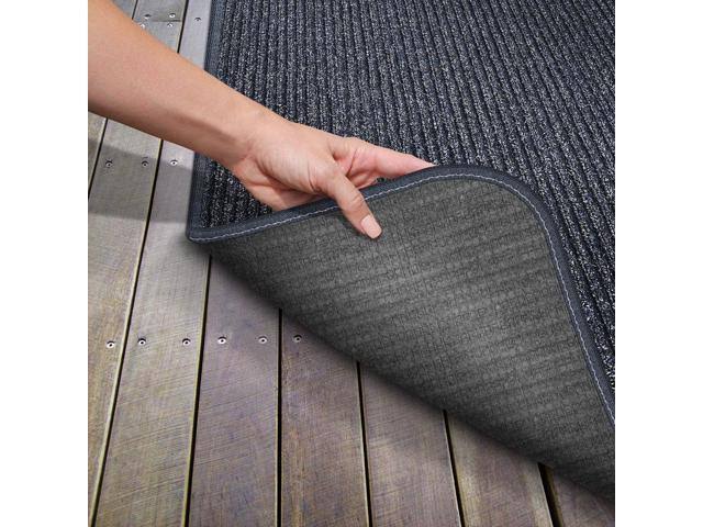 Stormy Blue 3' x 20' Heavy-Duty Carpet Runner D989