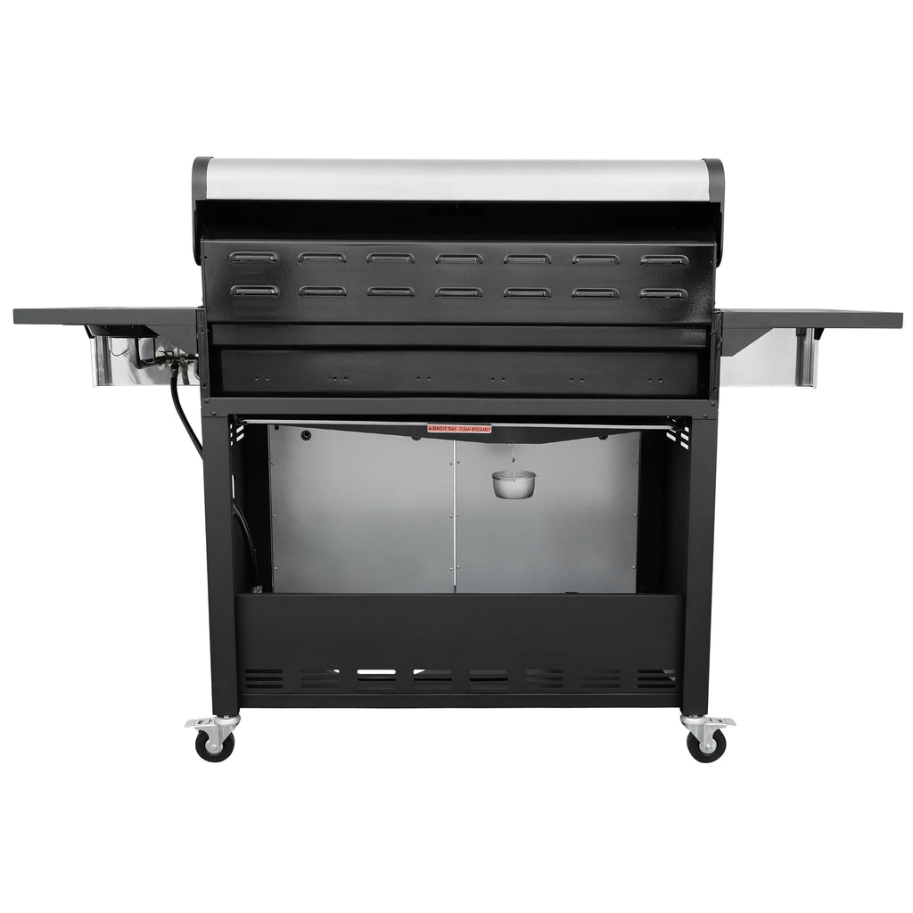 6-Burner Propane Gas Grill with Side Burner F30110