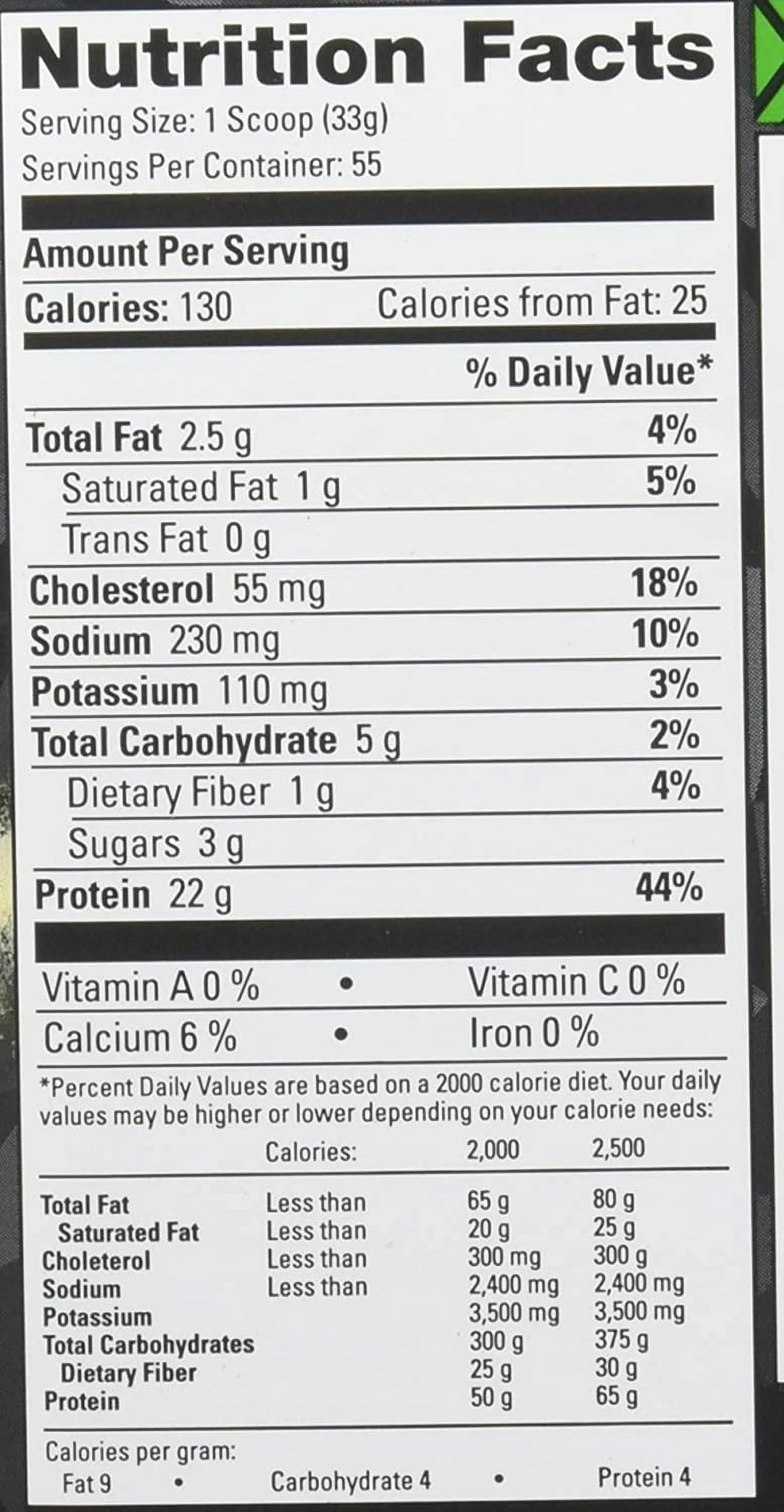 Vanilla Protein Powder, 2 LBS T4192