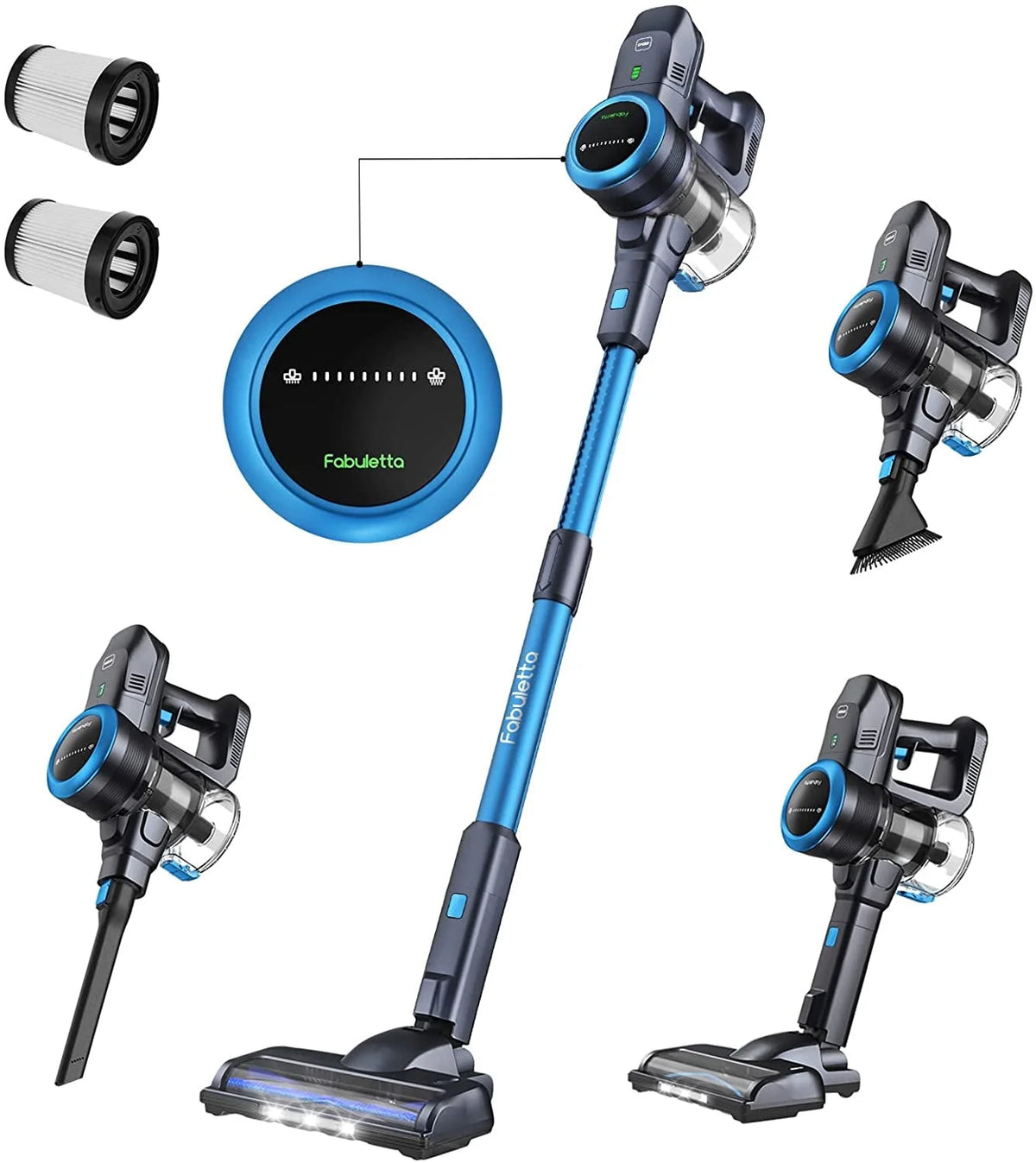 Blue Cordless Stick Vacuum B636