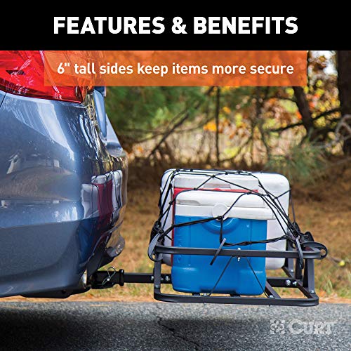48 x 20-Inch Black Steel Cargo Carrier I273599