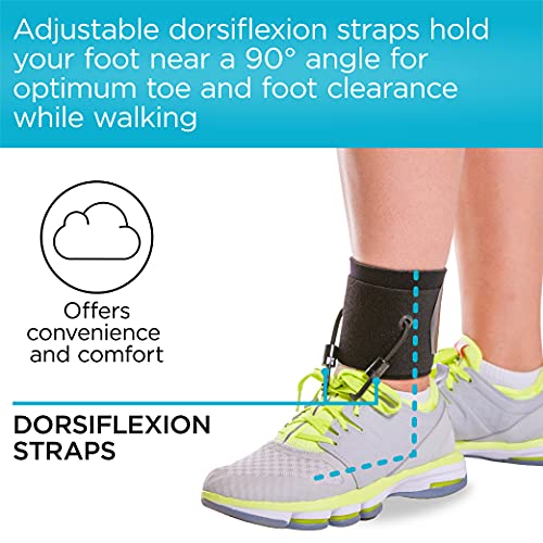 Adjustable Soft Ankle Foot Orthosis Drop Foot Brace (S/M) K4529