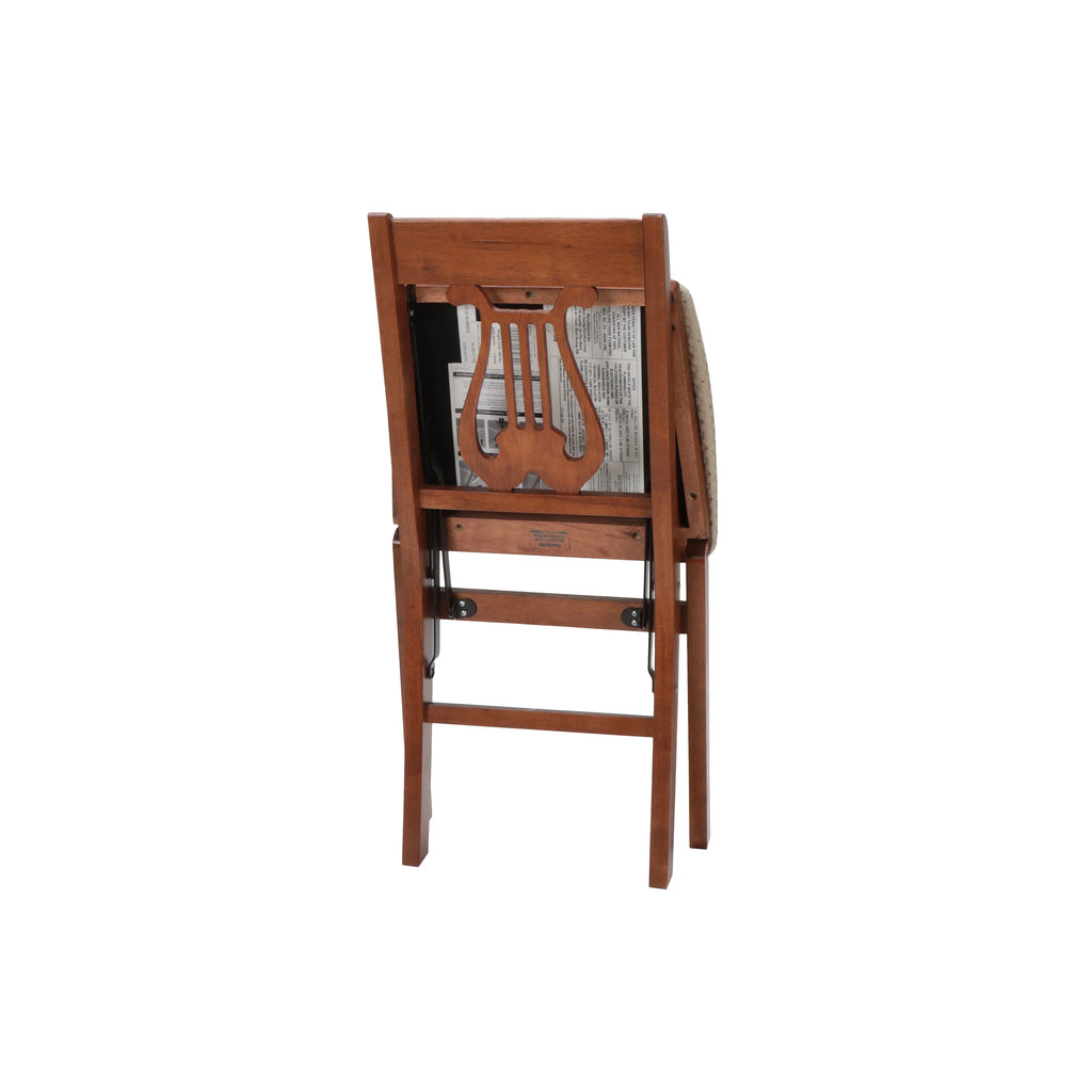 Light Cherry Folding Chair 2 Pack V5781
