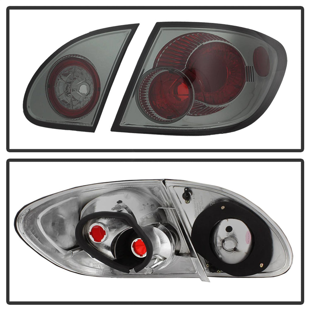 Smoke Euro Style Tail Lights for Toyota Corolla 03-08 M420826