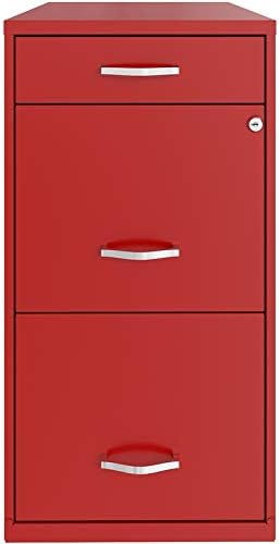 Black 3 Drawer Metal File Cabinet M962293