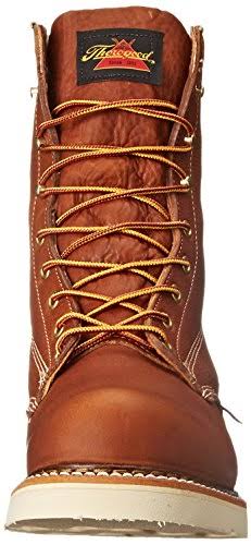 8-Inch Plain Toe Wedge Work Boots R662