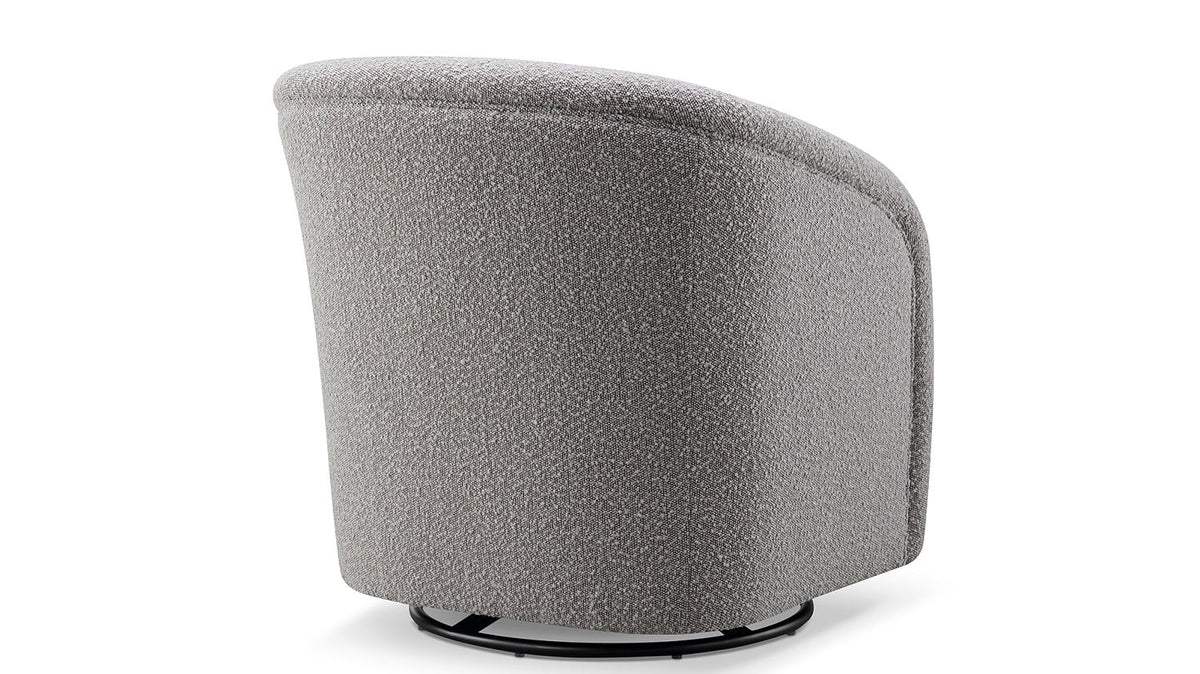 Dark Grey Polyester Loveseat with Side Bags F948