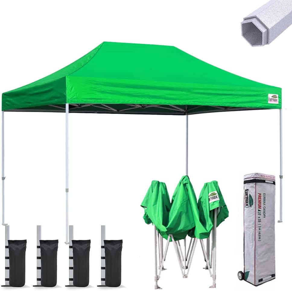 10'x10' Pop-up Canopy Tent with Heavy Duty Wheeled Carry Bag L884