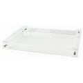 Clear Lucite Handle Tray B257